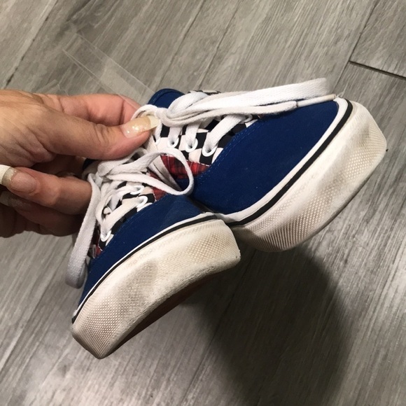 Vans Multiple Plaid Classic Lace Ups size 6.5 - Picture 3 of 10